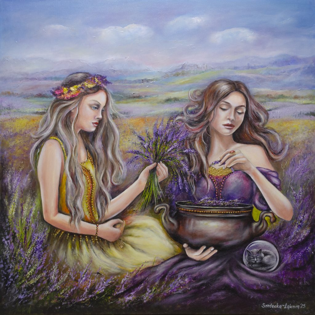 Obraz kobiet malowany ręcznie – SandeckaArt