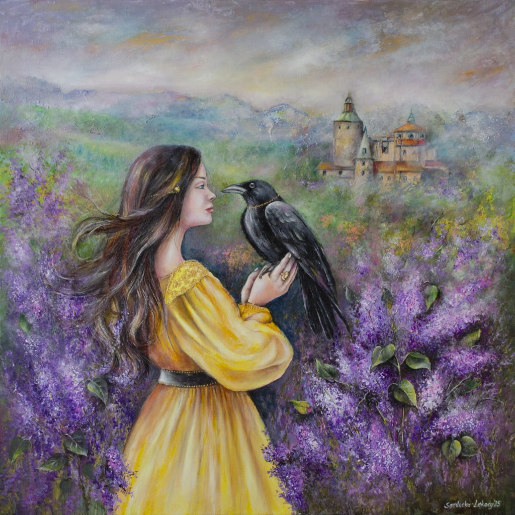 Obraz kobiety malowany ręcznie – SandeckaArt