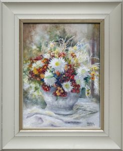 Obraz przedstawiający kwiaty malowane ręcznie - SandeckaArt