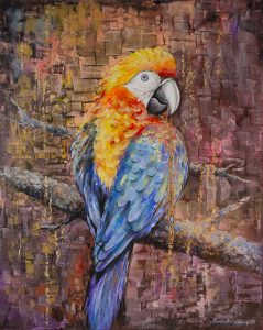 Obraz zwierzęcia malowany ręcznie – SandeckaArt