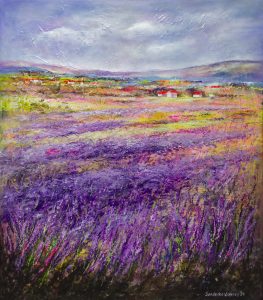 Pejzaż malowany ręcznie - SandeckaArt