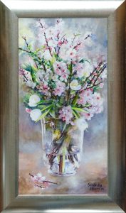 Kwiaty malowane ręcznie Anna-Sandecka-Ląkocy